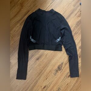 Black Long Sleeve Women's Top